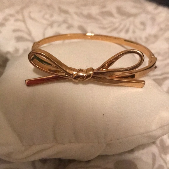 kate spade Jewelry - Gold Plates Kate Spade New York Bow Bangle kate spade Jewelry - Gold Plates Kate Spade New York Bow Bangle